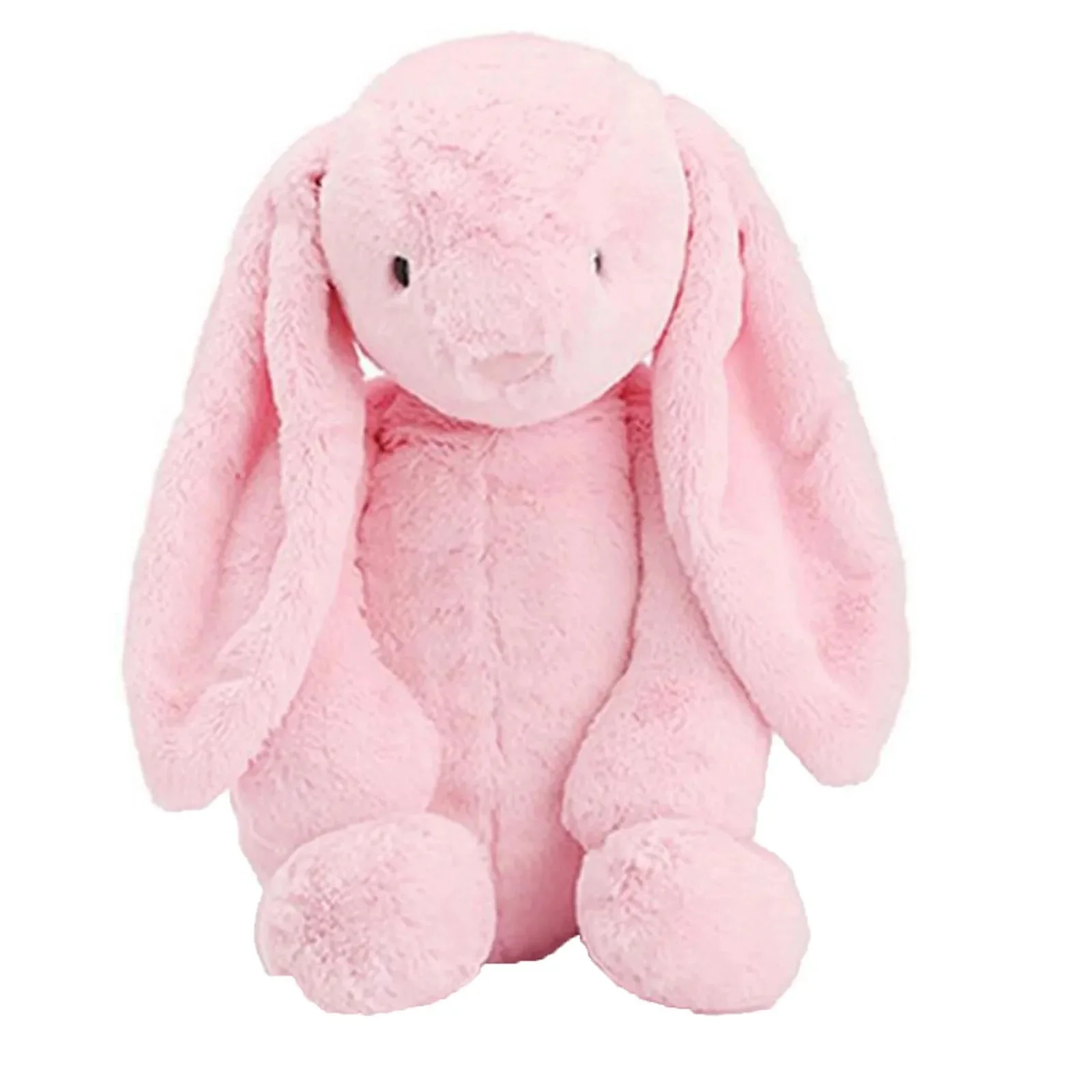 Orecchio lungo di coniglio 35 45 cm Lint Ornamento Farcito Decorazione Kawaii Bunny Neonati Compagno di sonno Ornamento Regalo per bambini Sacchetto per la polvere