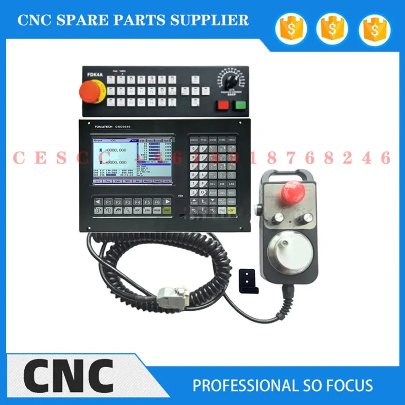 CNC Lathe Controller Kit 9640/Cnc9650 Replaces Cnc4640 With The Latest Cpu And Large Memory (512Mb)