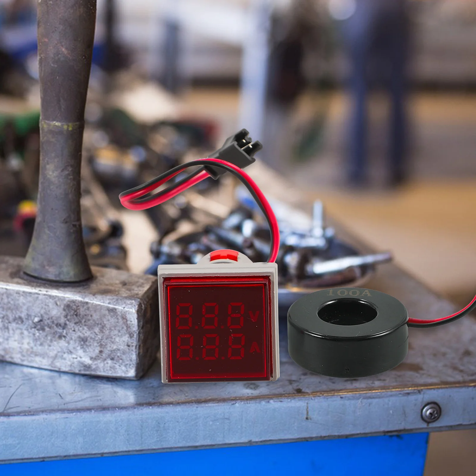 Multímetro eletrônico digital, voltímetro, testador de tensão de corrente intuitiva, design elegante, medição de ampla faixa