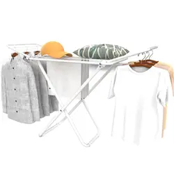 x-type floor drying rack, balcony folding clothes rack, indoor and outdoor free installation sun quilt storage racks