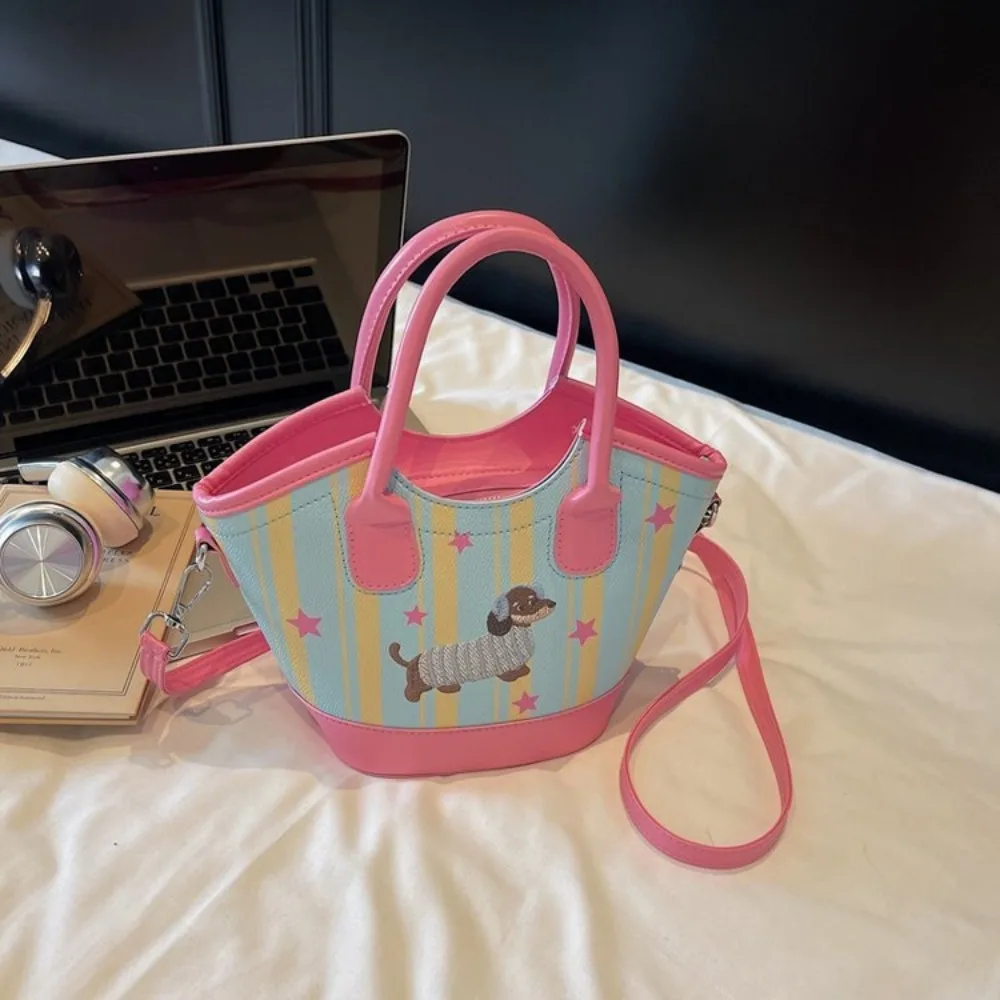 

Cartoon Casual Women Bucket Handbag Shoulder Bag Crossbody Bags Female Messenger Bags Tote Bag for Women Ladies New Purse