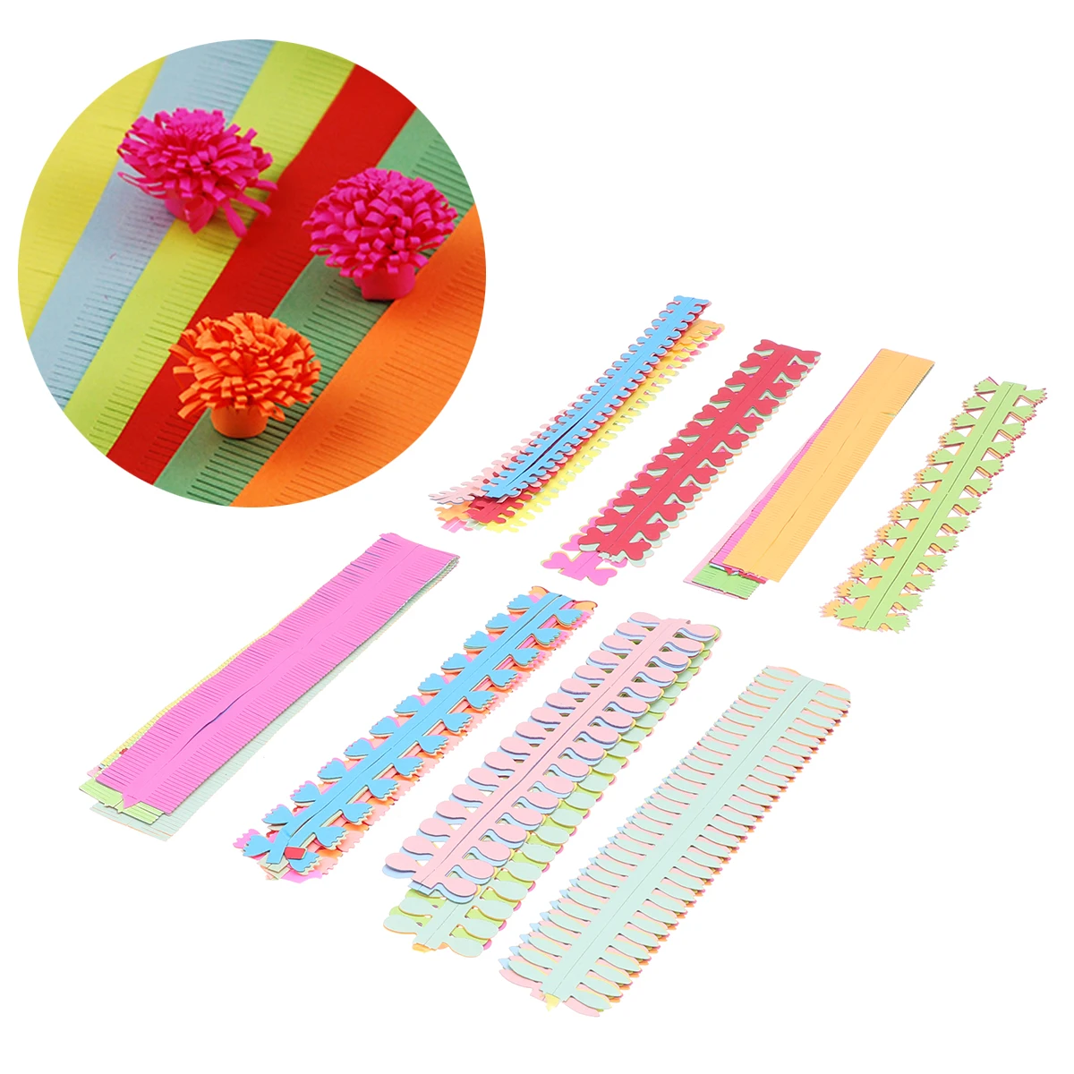 

8 Bags Paper Quilling Strips Kit Colorful Handmade Rolling Strips Set DIY Wedding Party Decoration Paper Quilling