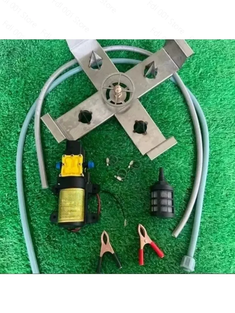 12V High Pressure Agricultural Bottle Opener And Rinsing Washer Single/Double Pump Medicine Cleaning Tool for Farm Plant Care