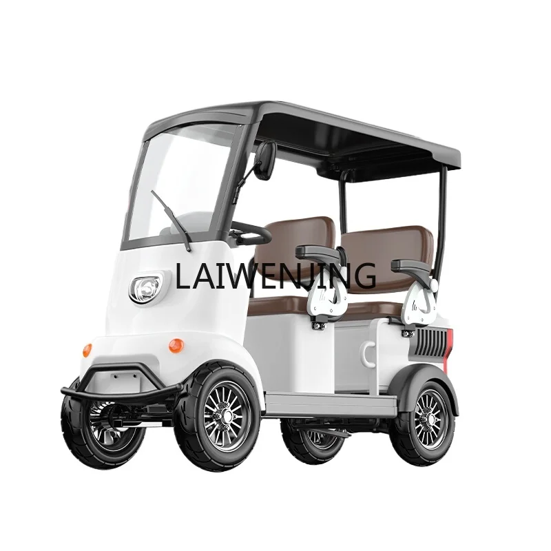 

HLZ high-end elderly transportation four-wheel electric vehicle home power small bus battery car