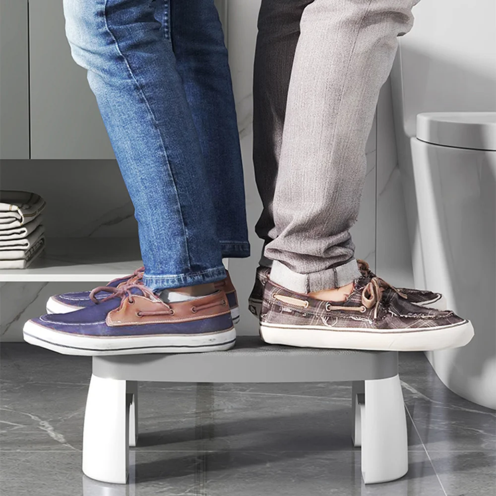 Non-Slip Squat Toilet Stool, Assento para os pés do toalete, Adulto e criança Footstool, Removível e Portátil, Acessórios do banheiro, Mobília Home, 1Pc