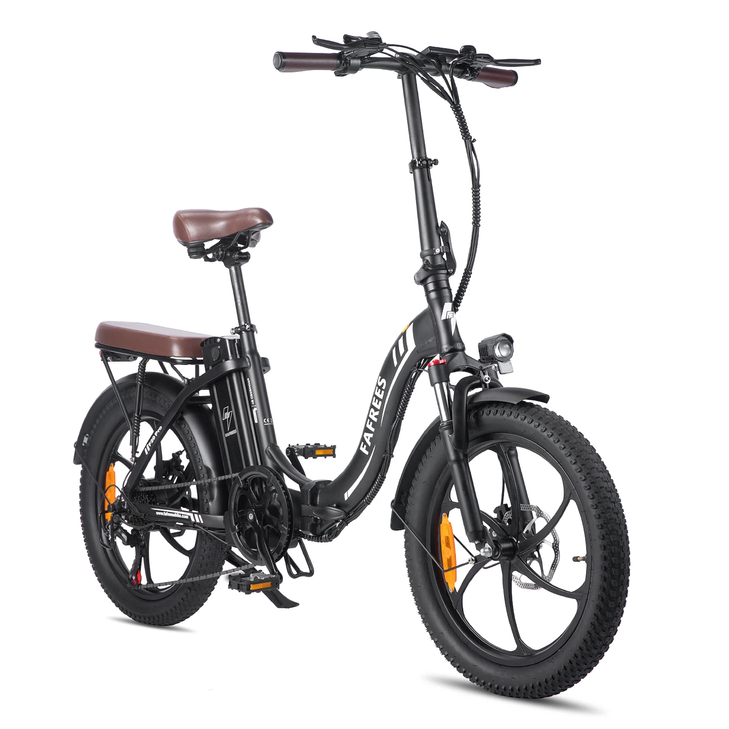 FAFREES F20 Pro Electric Bike 20 Inch Folding Frame 250W E-bike 7-Speed Gears With Removable 36V 18AH Lithium Battery Bicycle