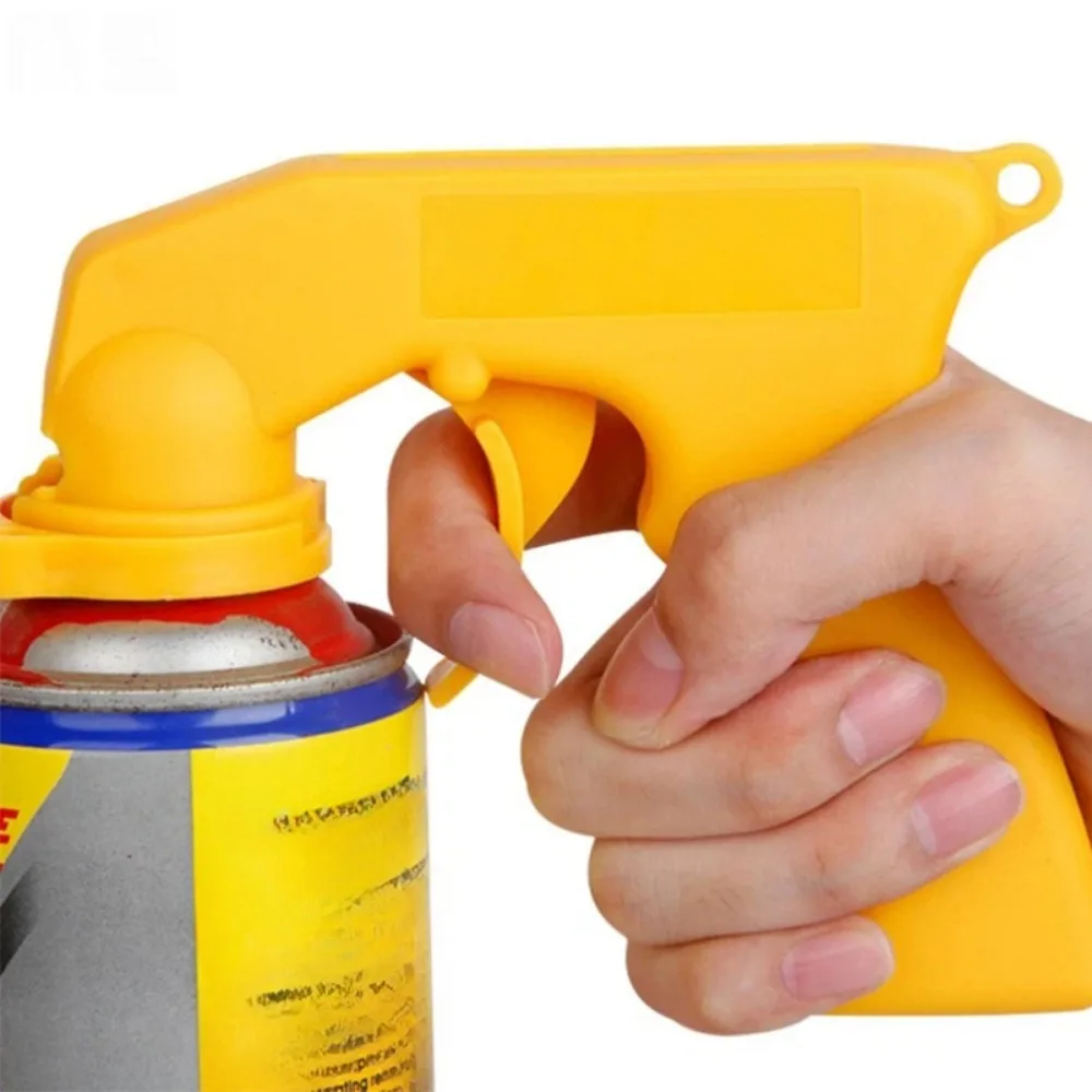 Car Spray Paint Gun Handle Spray Full Grip Lock Handle Trigger Polish Can Spray Paint Maintenance Repair Tool Car Accessories