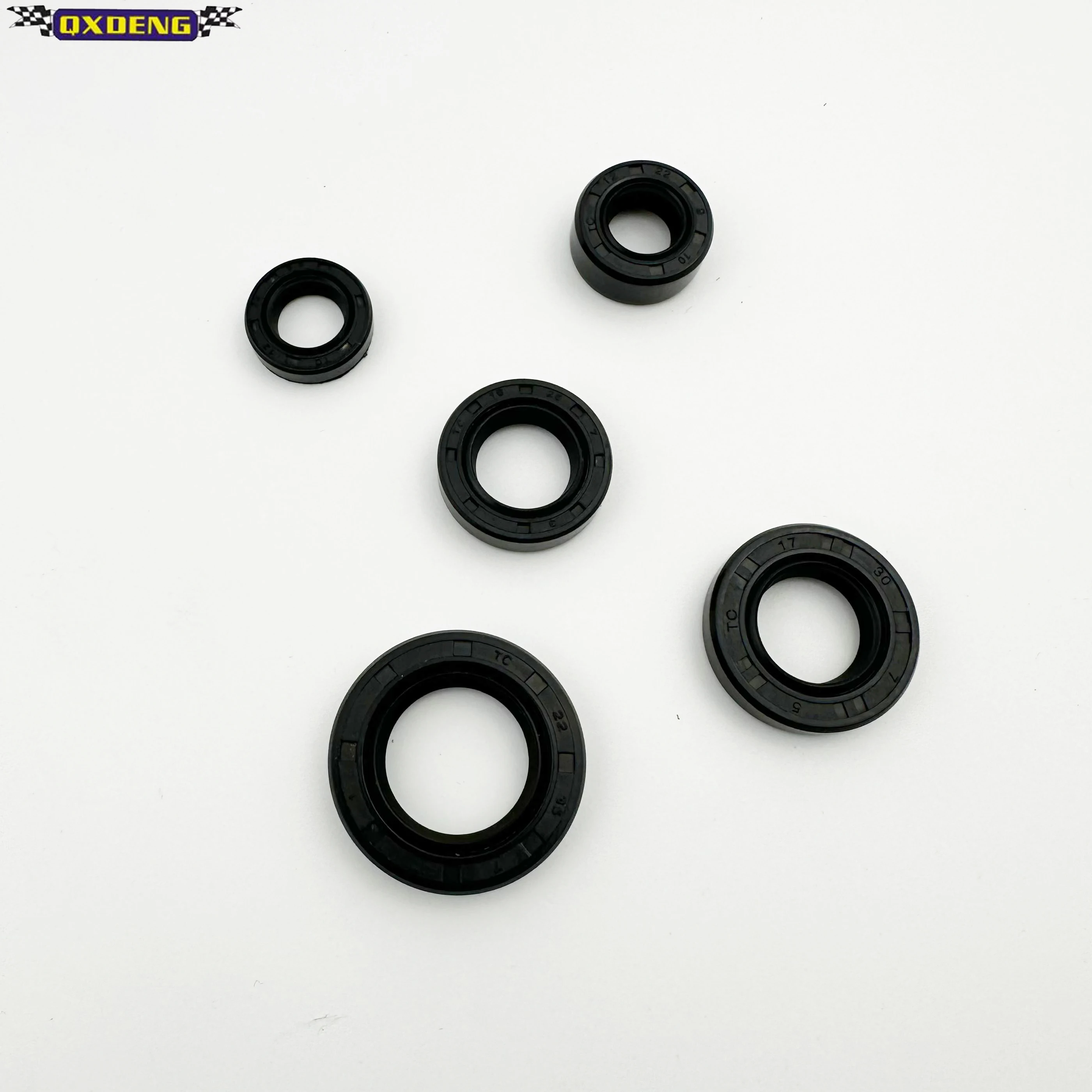 full complete engine 5pcs oil seal rubber gear shaft seal MotorcycleBM150 for BM150 BAJAJ150 engine parts