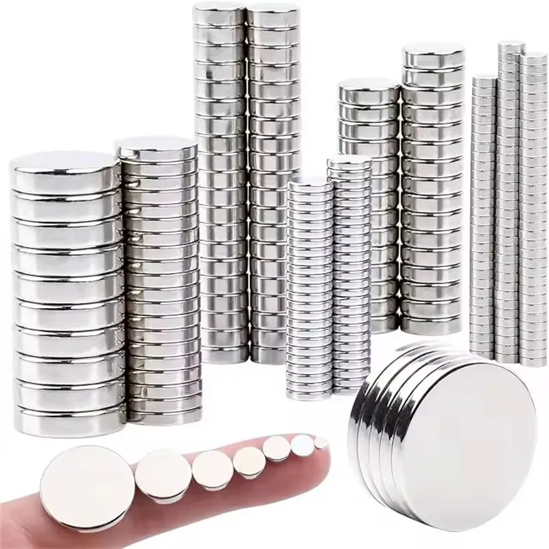 10x3 10x5 10x10 15x3 30x5 Starke Runde Scheibenmagnete Ohne Bohren Mehrzweck-Magnethaken Push-Pin für Kühlschrank DIY Küche Büro