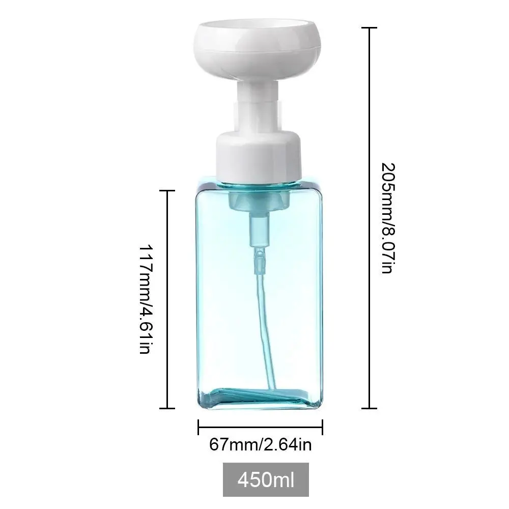 Refillable Bottle Cosmetic Travel Household Flower Pump Head Cosmetic Empty Bottle Soap Dispenser Flower Foam Bottle