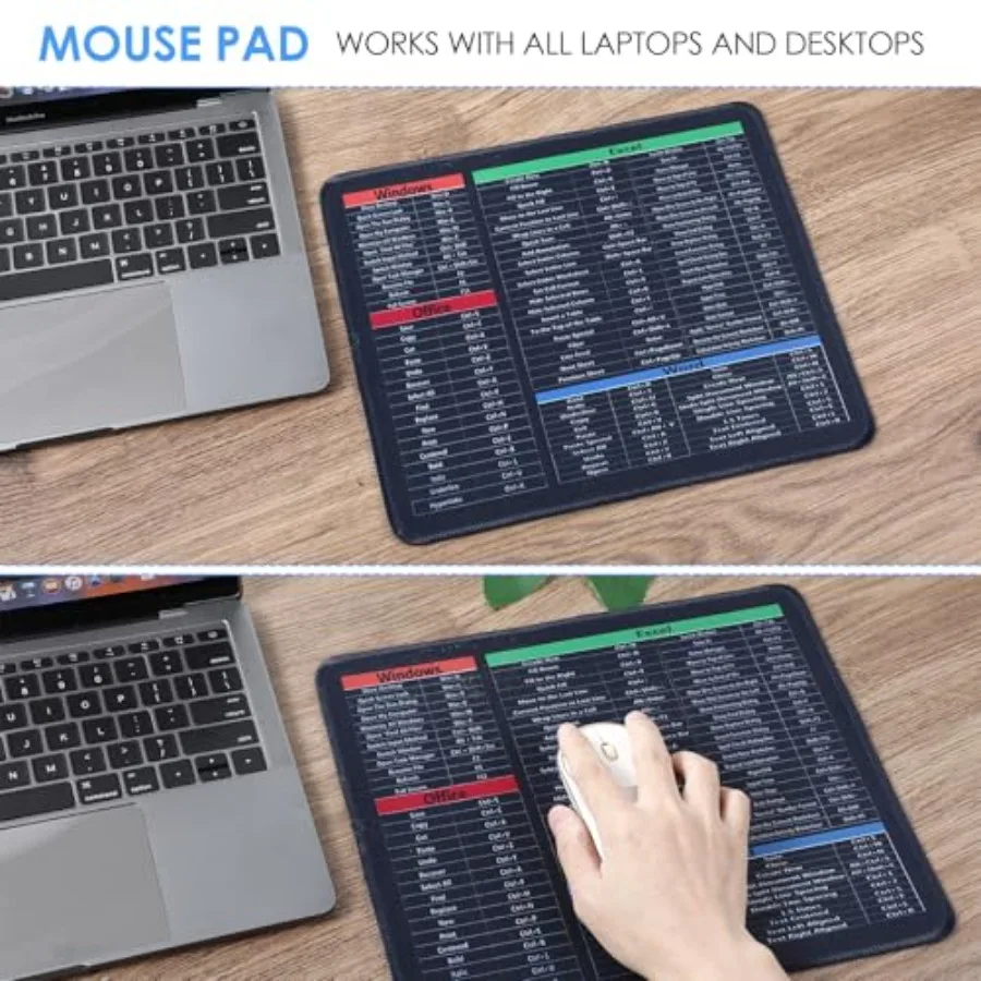 اختصارات Excel لوحة الماوس غير القابلة للانزلاق ملحقات مكتب المكتب #4