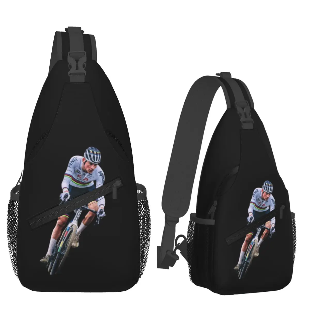 

Mathieu Van Der Poel Chest Bag Men Sling Crossbody Backpack Chest Bag Traveling Hiking Daypack Shoulder Bag