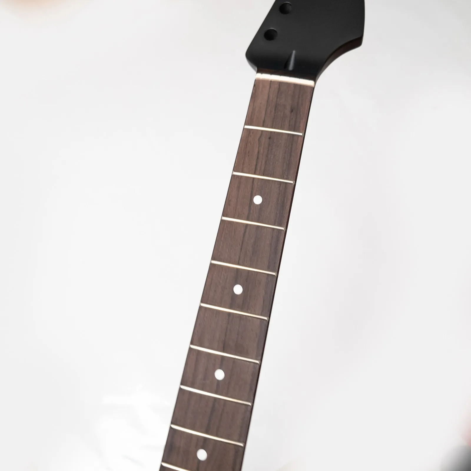 Black Maple Guitar Neck Rosewood Fingerboard 25.5 Inch 22 Medium Jumbo Frets Bone Nut Replacement Parts