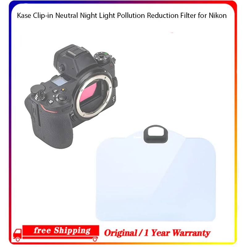 Kase Clip-in Neutral Night Light Pollution Reduction Filter for Nikon ，Shockproof Tempered Optical Glass & Multi-Layer Coating