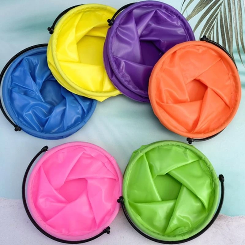 97BC Portable Fishing Bucket Outdoor Water for Play Bucket Toddlers Yard Activity