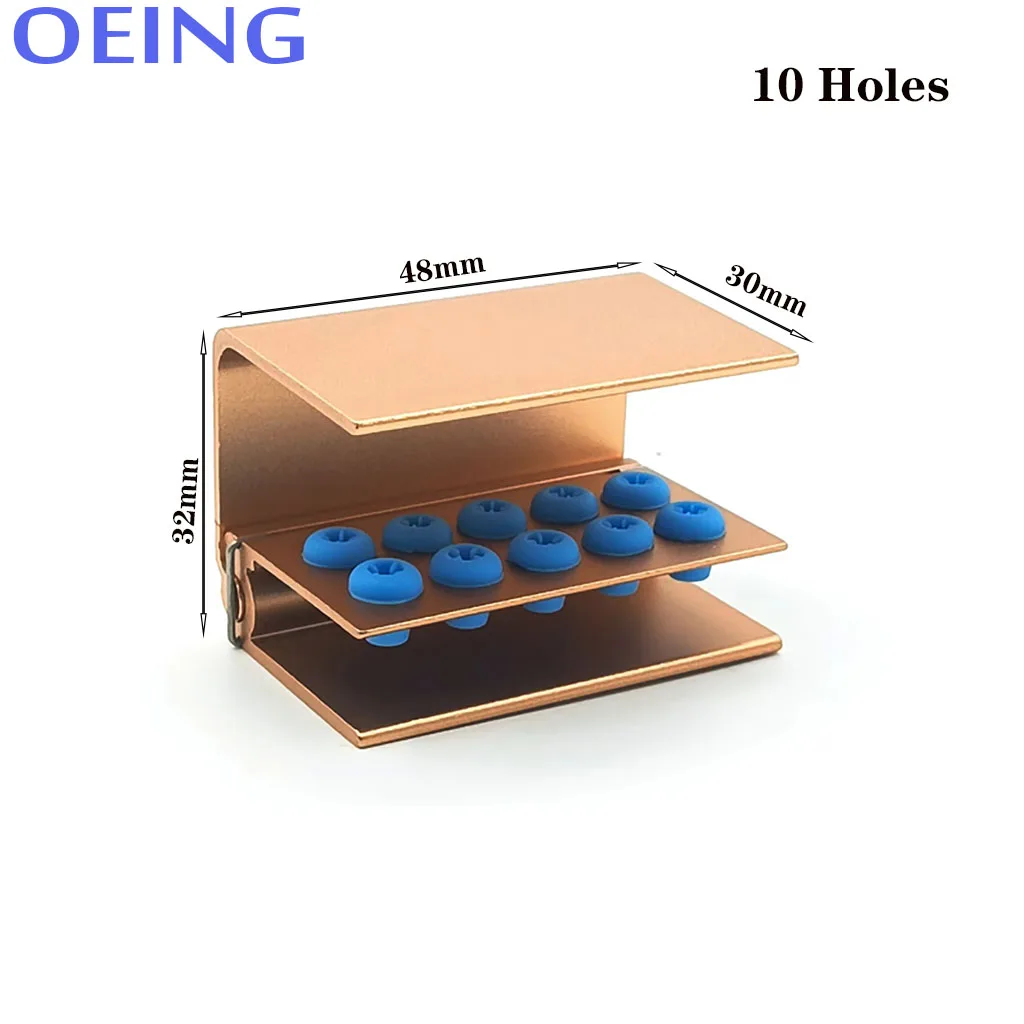 OEING 10/16/24 holes Dental Burs Holder Dentist Burs Organizers Dental Autoclavable Burs Holder Dentist Tools