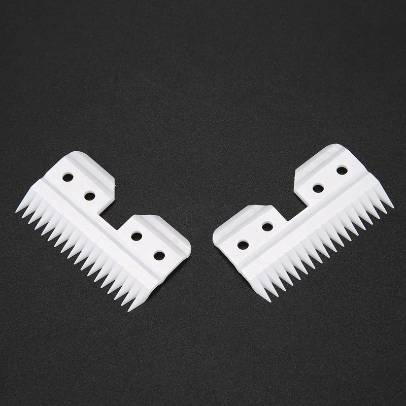 10Pcs/Lot Replaceable Ceramic 18 Teeth Pet Ceramic Clipper Cutting Blade for Oster A5 Series