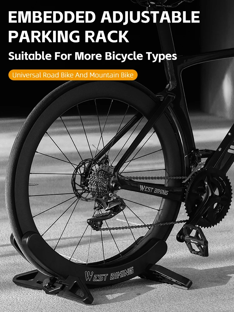AliExpress West Biking WEST BIKING Bicycle MTB Floor Stand Indoor Bike Parking Racks Adjustable Widely Adaptable For Road Mountain Bike Accessories
