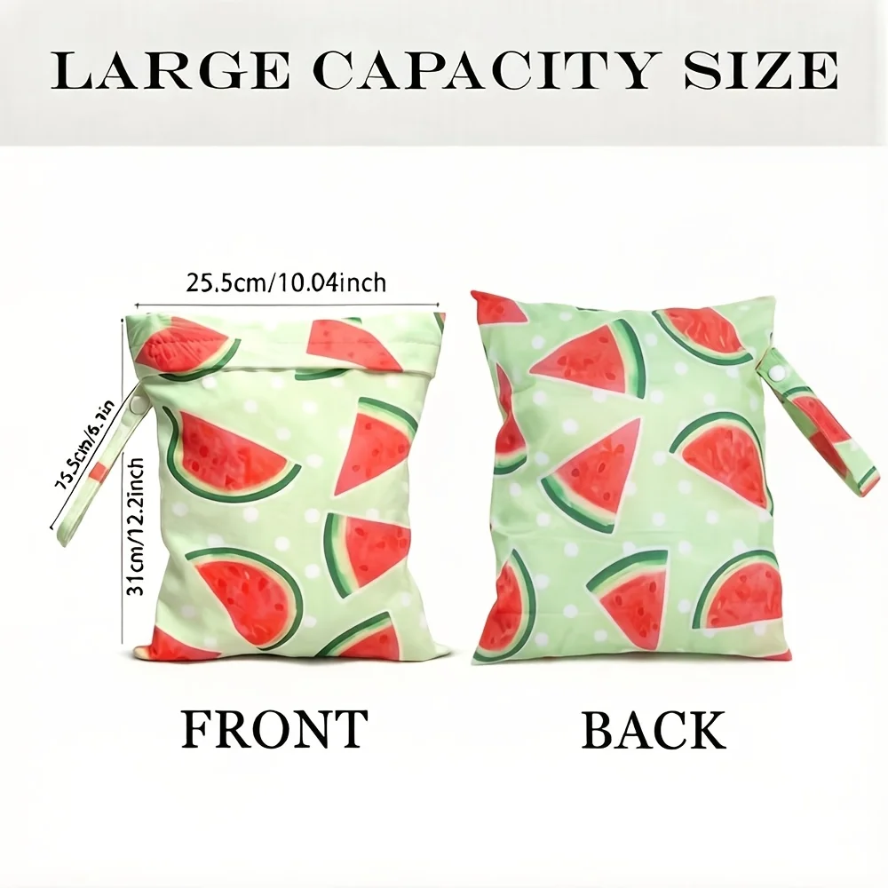 Waterproof Dry Wet Separation Bag Fashion Beach Zipper Bag for Travel Swim Pool Yoga Sportswear Cosmetics Lingerie Storage