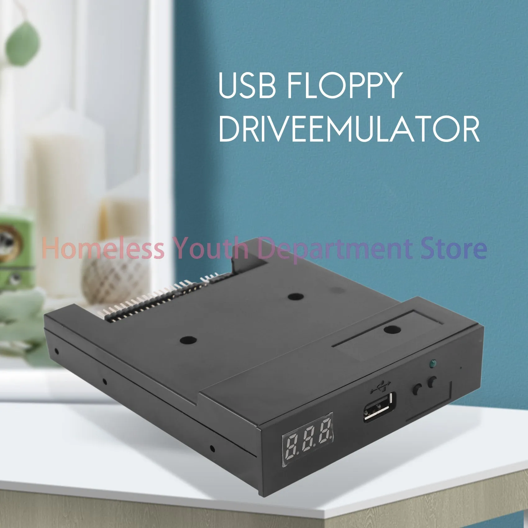ABQR Version Sfr1M44-U100K Black 3.5 Inch 1.44Mb Usb Ssd Floppy Drive Emulator For Korg Electronic Keyboard Gotek