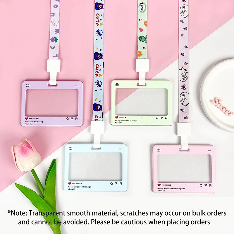 Милый мультяшный диалоговый ящик, прозрачная обложка для дисплея, студенческий слайдер, анти-потерянная обложка для карт, креативная защитная крышка для карт, подарки