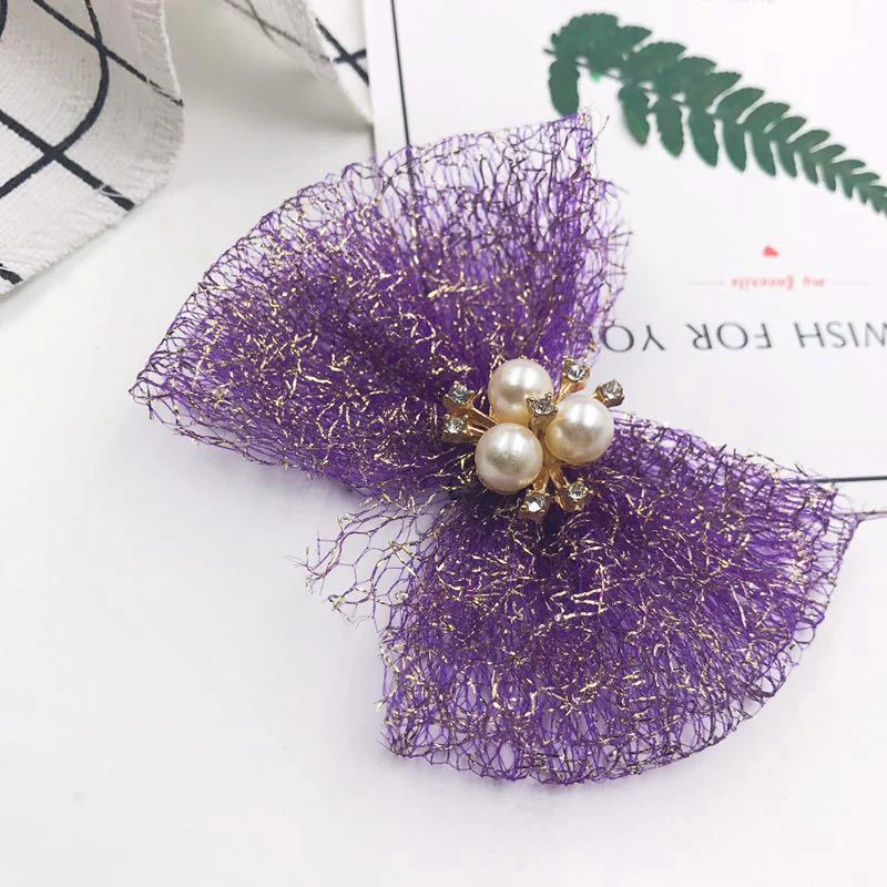 10 Yard Gold Silver Disordered Gauze Roll Tulle Mesh Tulle Christmas Net DIY Hair Accessories 15cm Silk Ribbon Wholesale