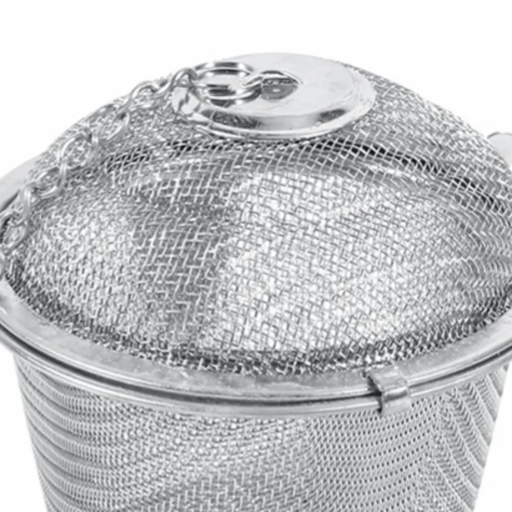 2Pcs Round Stainless Steel Tea Ball Infuser 6.5cm Mesh Tea Strainer Loose Tea Diffuser For Spices