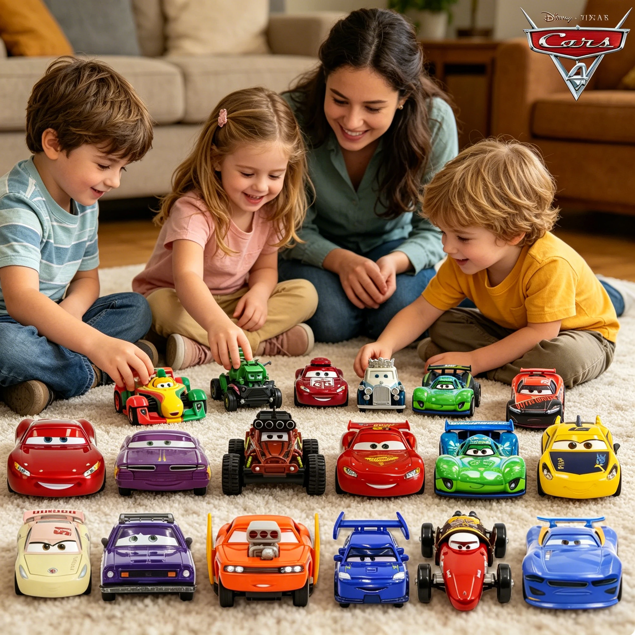 2026 Neue Disney Pixar Cars 4 Lightning McQueen Fillmore 4-10CM 1:55 Metallmodell-Rennwagen Spielzeug Kindergeburtstag NEUJAHRS-Geschenk