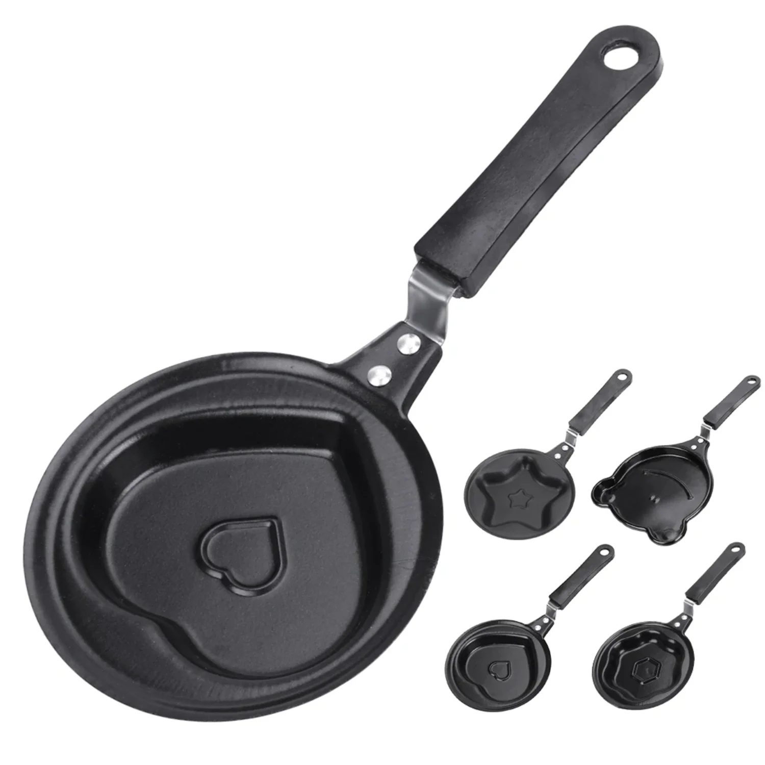 

Non-Stick Frying Pan Pancake Maker Egg Mold Pan Flip Omelette Mold Breakfast Egg Frying Pot Kitchen Tools Mini