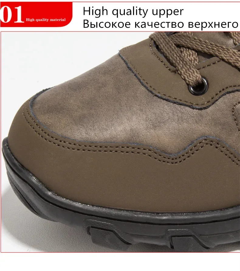 Botas de nieve de felpa para hombre, zapatos informales de trabajo para mantener el calor, zapatillas de deporte al aire libre, botines de invierno, novedad de 2023