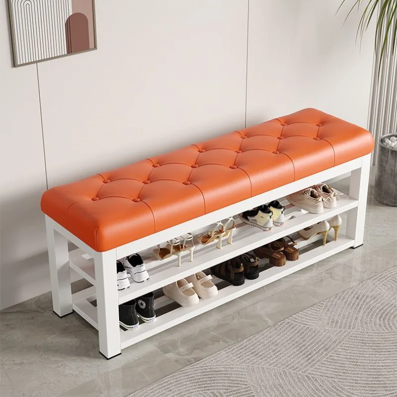 Shoe change stool can be sat at the door of the home, shoe cabinet, stool integrated entry door, light luxury and high-end