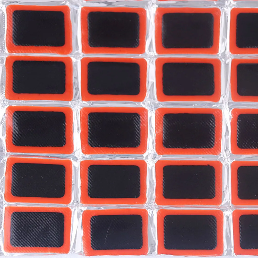 

48Pcs Rubber Tire Patches for Bicycle Repair Reusable Puncture Fix Kit for Tubes and Air Mattresses Tire Repair Tool