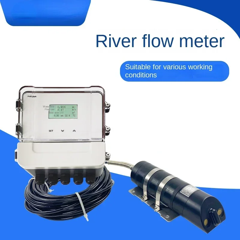 Hot sales Ultrasonic Doppler flow meter, urban river pipeline flow meter, low-power hydrological instrument