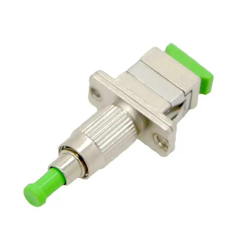 1PCS New Fiber Optic Adapter Connector SC Female-FC Male Fiber SM9/125 Multimode OM1,2,3 ,4 Flange Coupler Best Price Wholesale