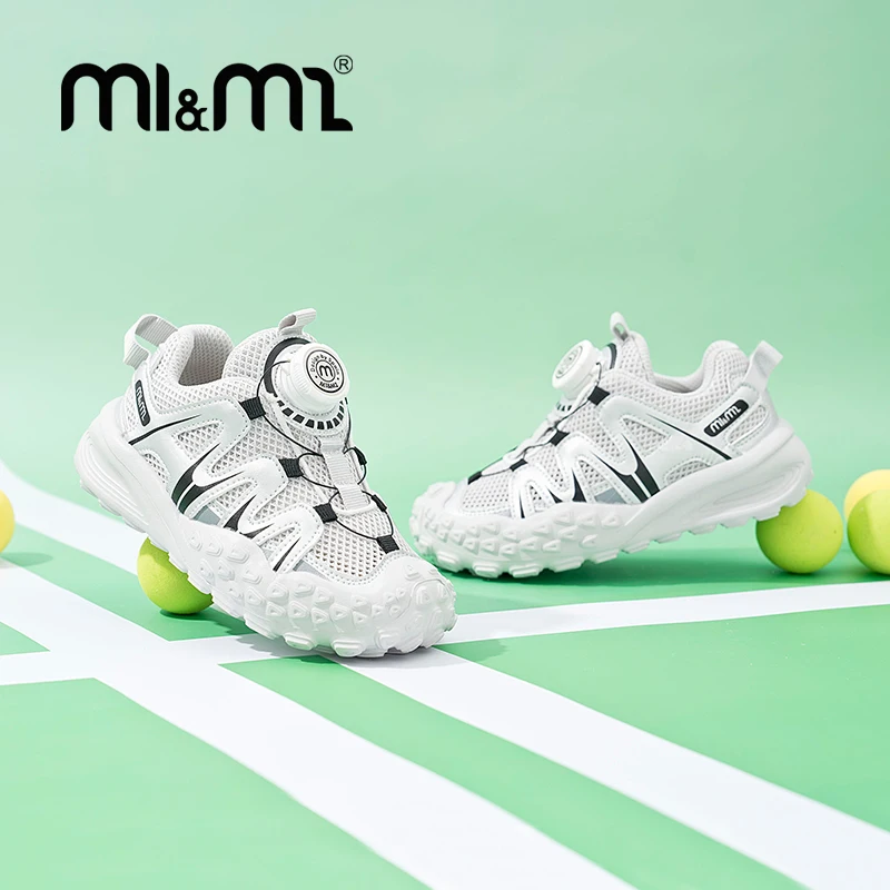 

M1&M2 New Rotating Buckle Outdoor Mountaineering Sports Shoes Hollow Breathable Soft Sole Non-slip Casual Sandals for Boys Girls