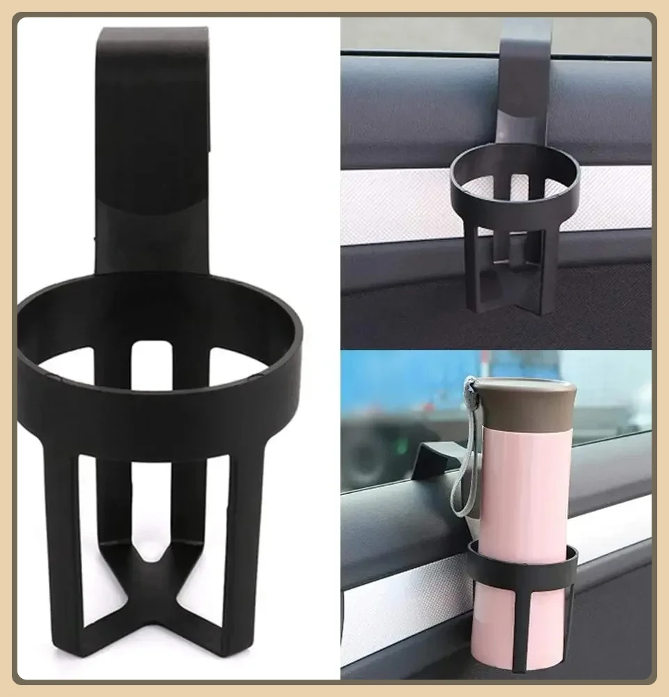 

2Pcs Universal Window Drink Bottle Holder Stand Container Hook Portable Car Cup Holder For Car Truck Interior Accessories Decor