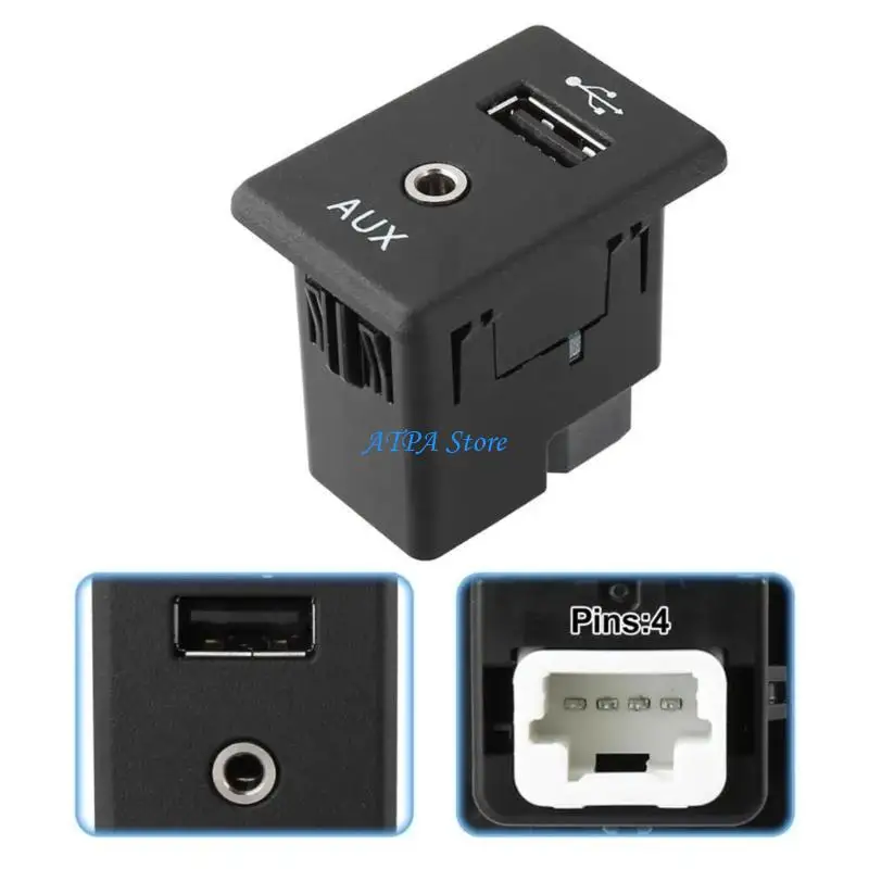 

U13C Replacement Car USB Port Connector Auto AUX USB Port Module 795405004 28023-4BA0B Video Auxiliary Port