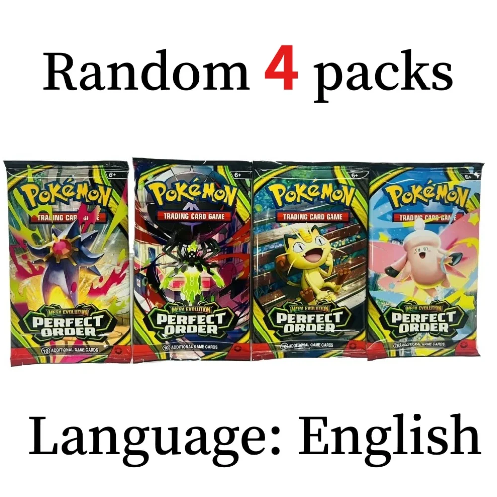 4/10/36 Pakketten Engelse Pokémon TCG: Mega Evolution Perfect order Phantasmal Flames Ascended Heroes Booster Box Pokémon kaarten