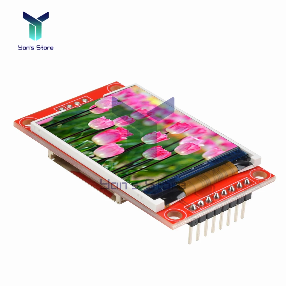 1.8 بوصة SPI المسلسل شاشة LCD وحدة 128x160 TFT وحدة عرض مع SD فتحة للبطاقات 8 دبوس ST7735S سائق لاردوينو لتقوم بها بنفسك