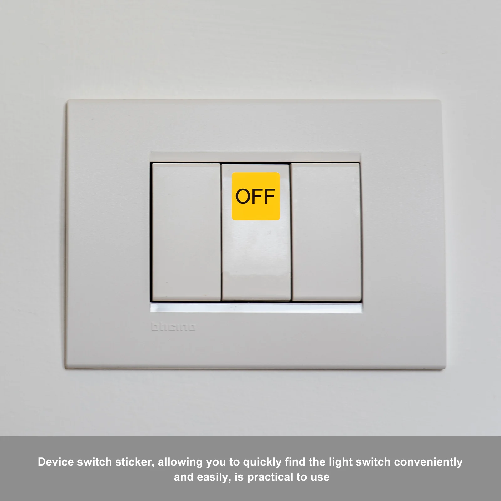 

20 Pcs Switch Button Warning Sticker Stickers Caution Device Controller Pvc Self-adhesive ON/OFF Label