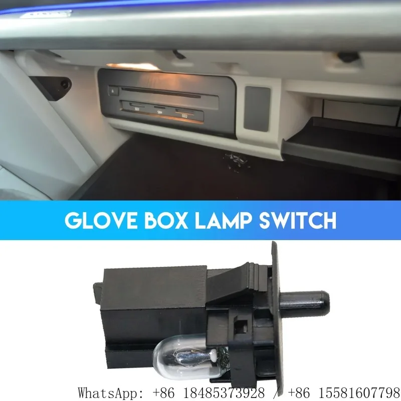 Glove Box Light Lamp Switch 4565022 Fit RAM Chrysler Jeep Car Glove Compartment Light Assembly Replacement Part
