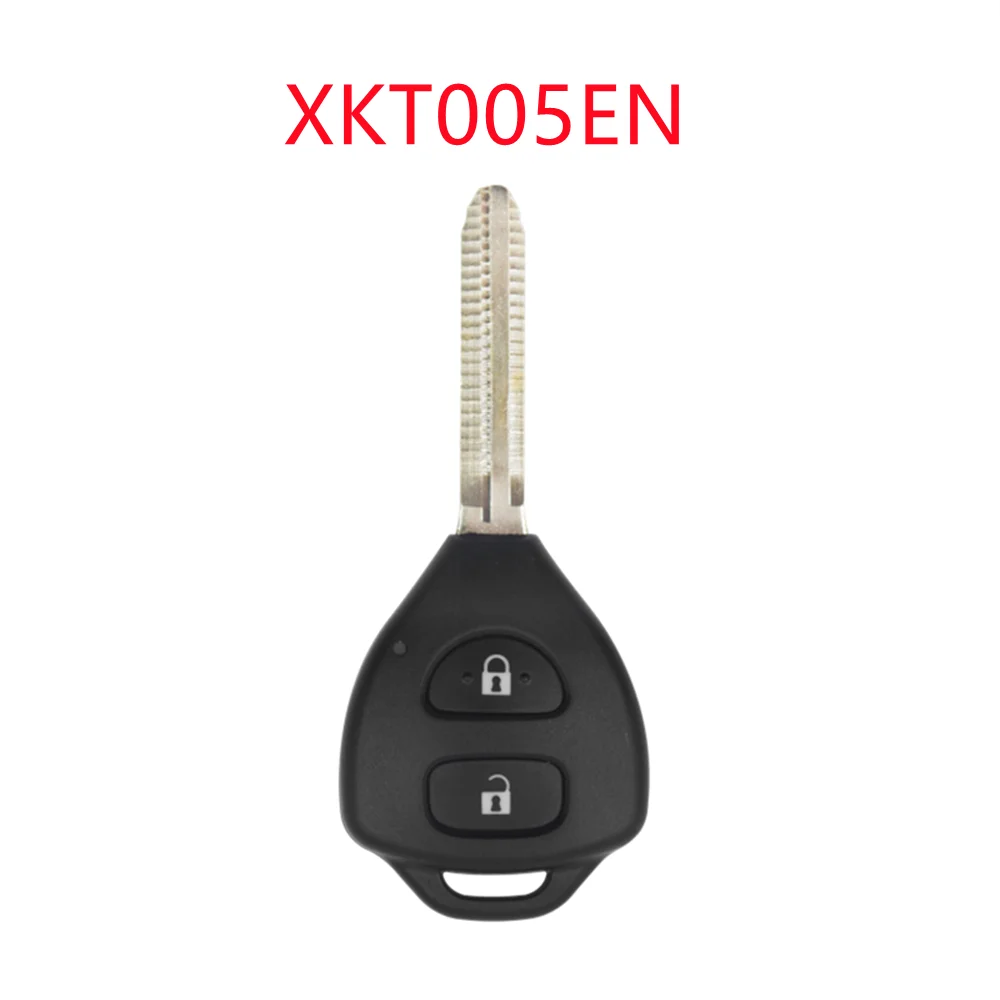 10pcs/lot XKTO05EN Wired Universal Remote Key for Toyota Style 2 Buttons Global Version