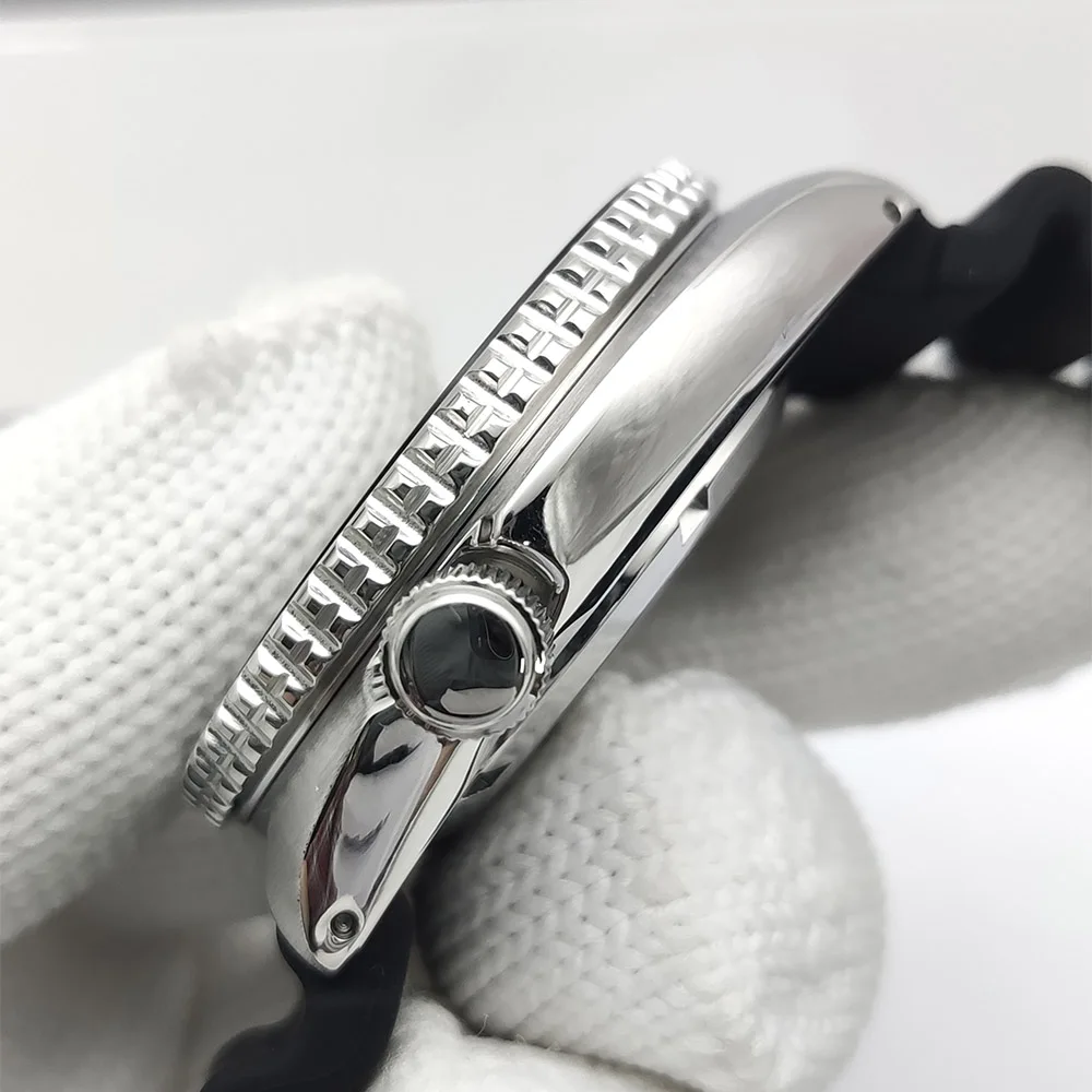 أحدث المألوف 45mm التلقائية الميكانيكية ووتش NH35 حركة رجال الأعمال ووتش C3 سوبر مضيئة