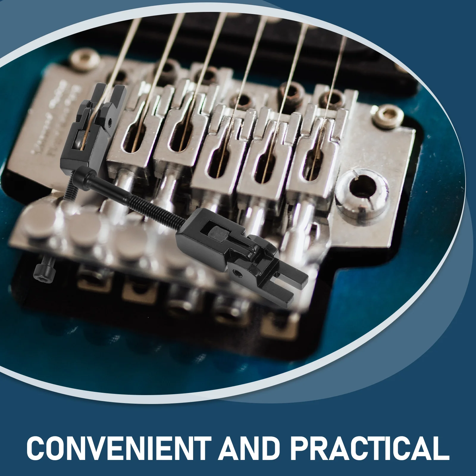 

6 Pcs Double-shaking Bridge Accessories Professional Guitar Saddle High Quality Tremolo Kit Zinc Alloy Saddles Practical
