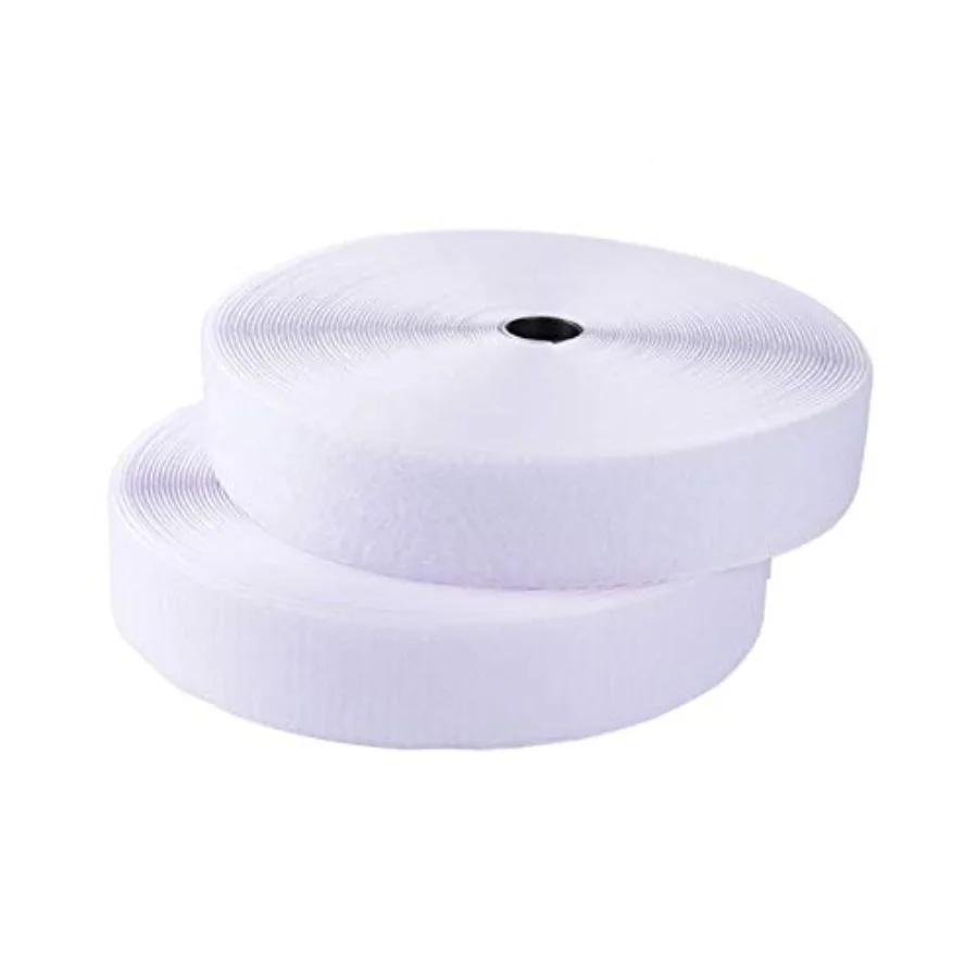 

Sew on Hook and Loop Tape 3/4 Inch Width, Non-Adhesive Sticky Back, Sewing Fastening Tape Nylon Fabric Fastener Interlocking Ta