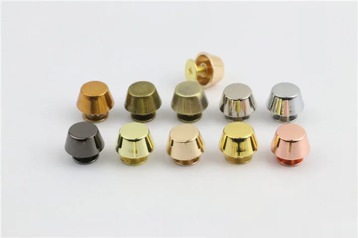 20sets Rose Gold Metall Hohe Qualität Leder Tasche Handtasche Geldbörse Unten Schutz Füße Nagel Stud Gürtel Screwback Taste Niet Spike – Detail 9