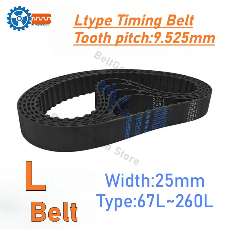 

Applicable to L Series Timing Belt 25mm Width for Industrial Machinery 67L 195L 198L 200L 203L 206L 210L 214L 217L 220L 225L