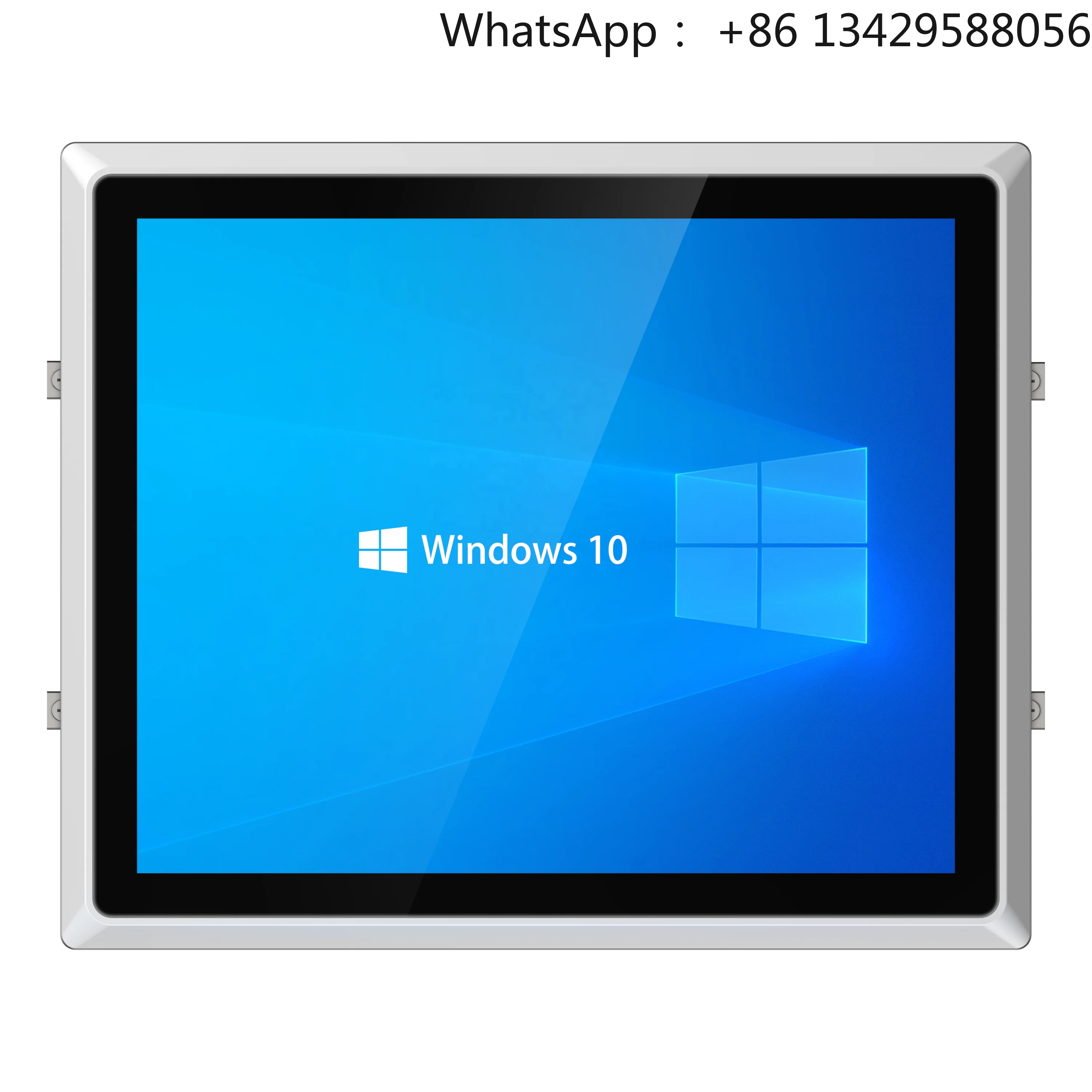 Aluminium case 17 Inch Medical Touch Panel PC Industrial Computer All-In-One Fanless Alder Lake/Raptor Lake CPU with 2RS485 6USB