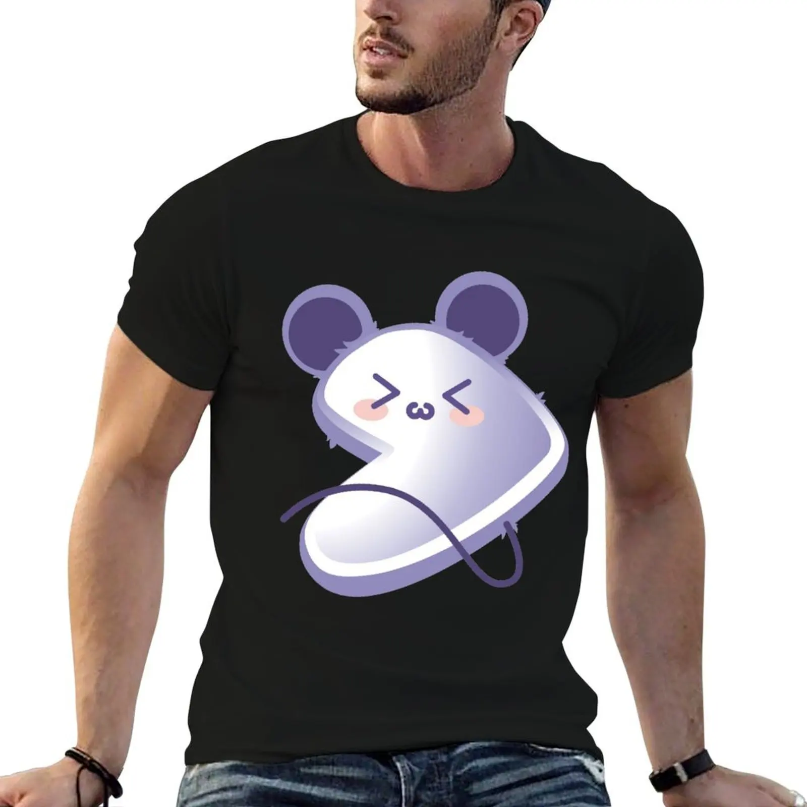 Genchu Gentoo Linux Kawaii Logo ~ Technology T-Shirt Urban Casual Loose Fit Tee