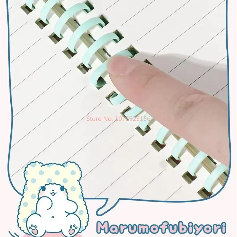 New Sanrio Blanket Bear Marumofubiyori Hangyodon Cartoon Coil Book A5 Cute Note Books Writing Pads For Students Office Supplies